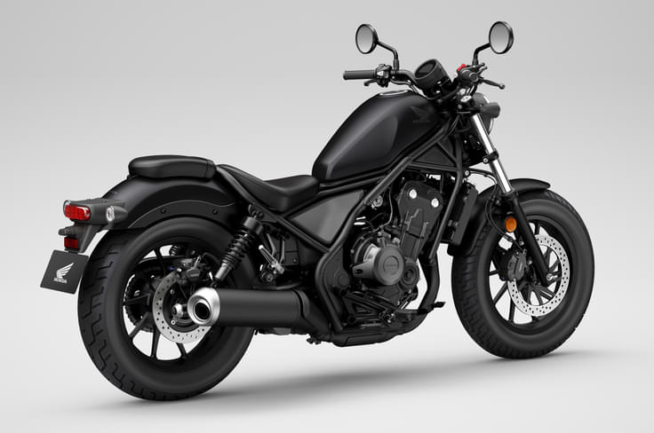 The Rebel 500 gets a 471cc, inline-2, liquid-cooled engine producing 46hp and 43.3Nm The Rebel 500 gets a 471cc, inline-2, liquid-cooled engine producing 46hp and 43.3Nm
